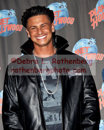 DJ Pauly D from "Jersey Shore" Hand Print Ceremony at Planet Hollywood, Times Square