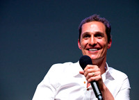 Matthew McConaughey at the Soho Apple Store
