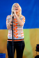 Ellie Goulding performs on ABC's "Good Morning America"