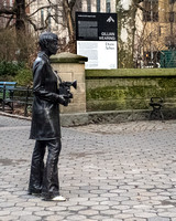 Diane Arbus Statue in Central Park Jan 20, 2022