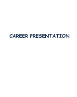 Career Presentation