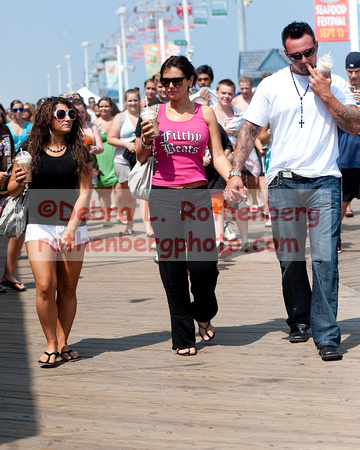 MTV Reality Show "Jersey Shore" Filming 3rd season in Seaside Heights, NJ