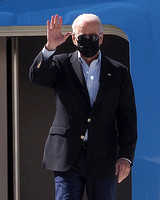 President Biden in lands at JFK Airport NYC 9.7.21